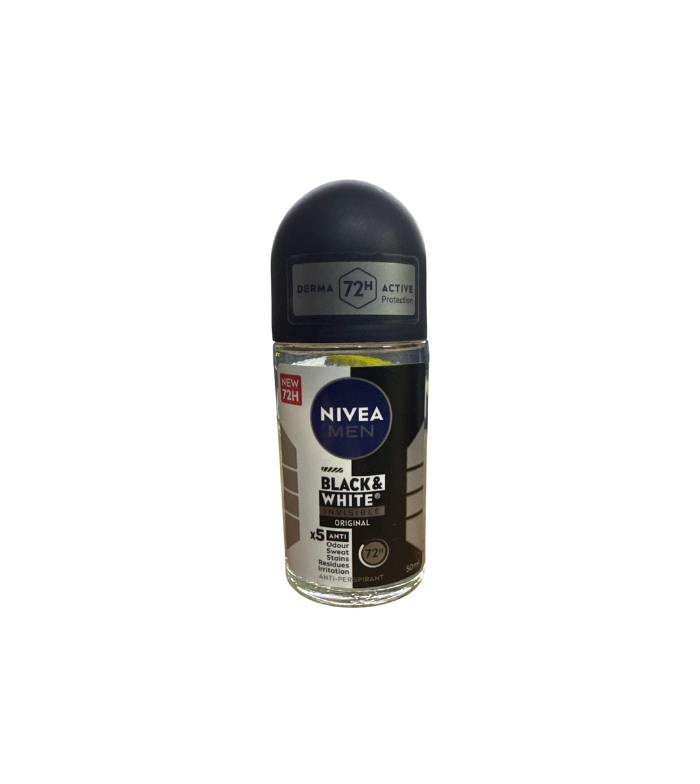 Desodorizante Black & White Men 50ml - Nivea