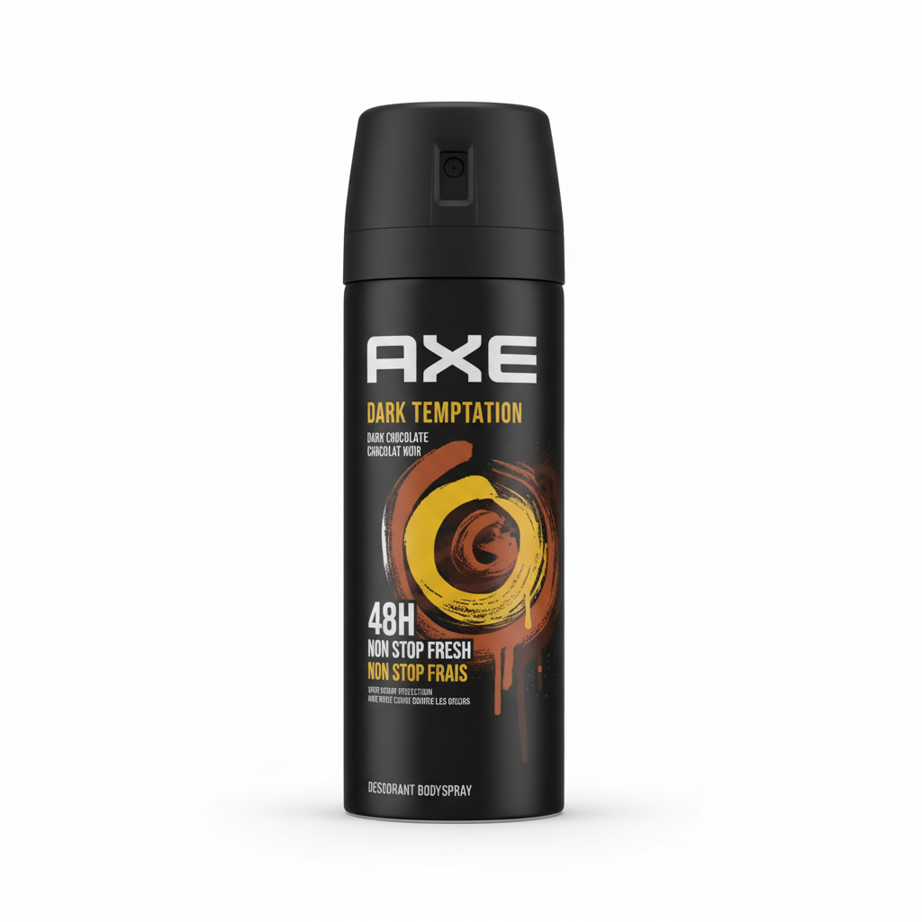 Axe Dark Temptation 150ml centrado fundo branco