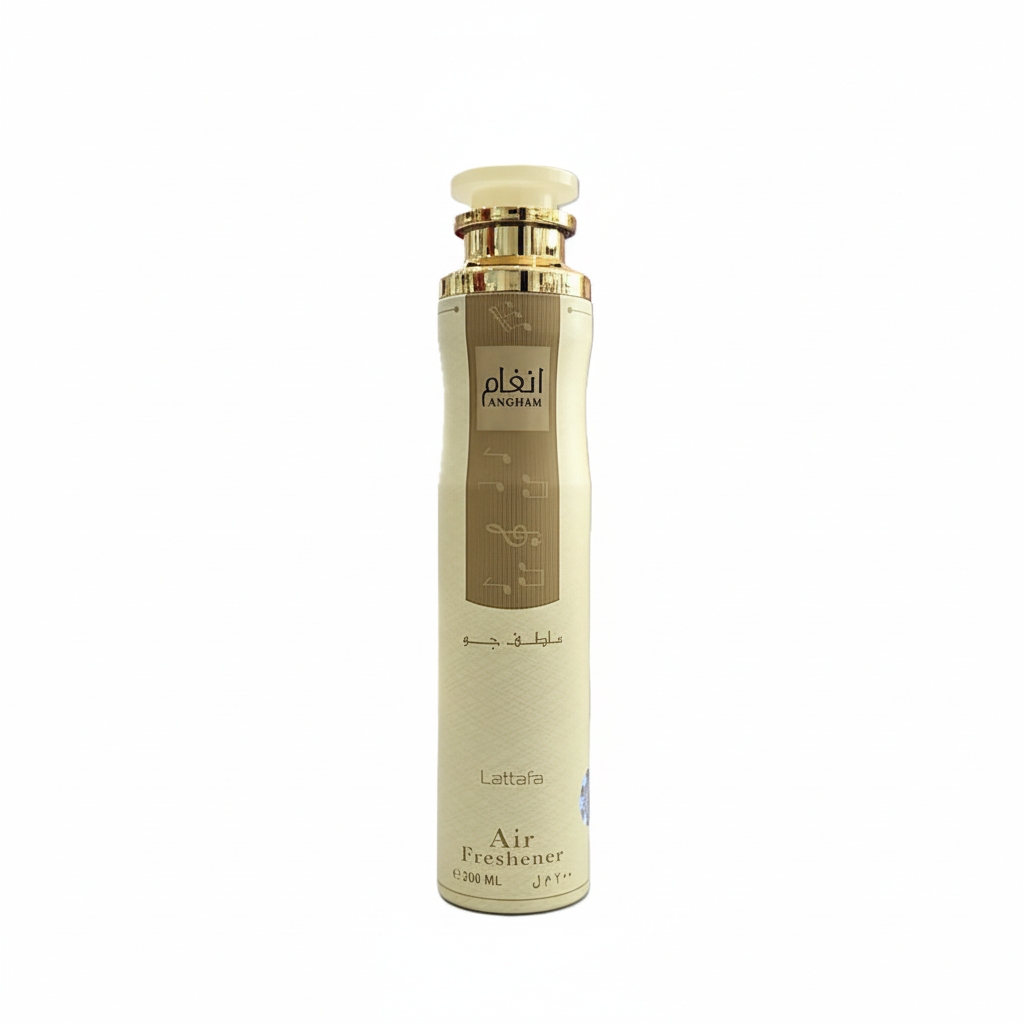Lattafa Angham Ambientador 300ml fundo branco premium