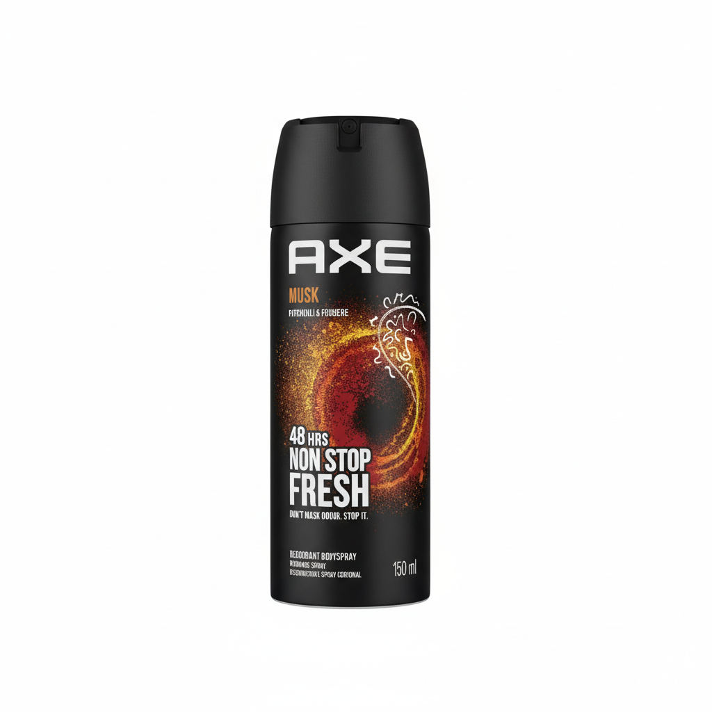 Axe Musk 150ml centrado fundo branco